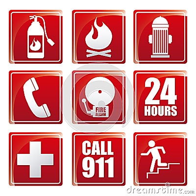 Emergency signal Vector Illustration