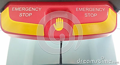 Emergency stop symbol Stock Photo