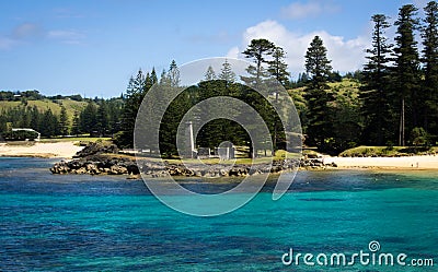 Emily Bay, Norfolk Island Stock Photo