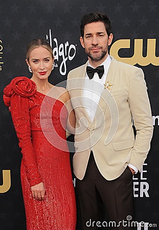 Emily Blunt and John Krasinski Editorial Stock Photo