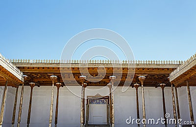 Emir Palace inside Ark Fortress, Bukhara, Uzbekistan, Asia Stock Photo