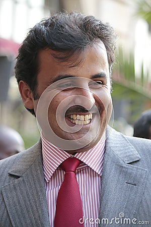 Emir of Qatar Editorial Stock Photo