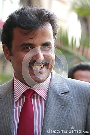 Emir of Qatar Editorial Stock Photo