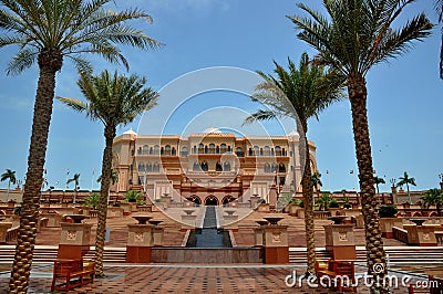 Emirates Palace Abu Dhabi Stock Photo
