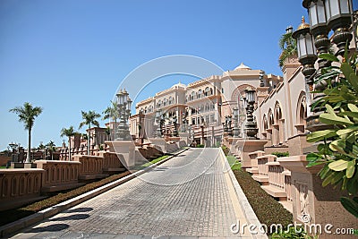 Emirates Palace Hotel Stock Photo