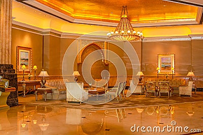 Emirates Palace indoor Editorial Stock Photo