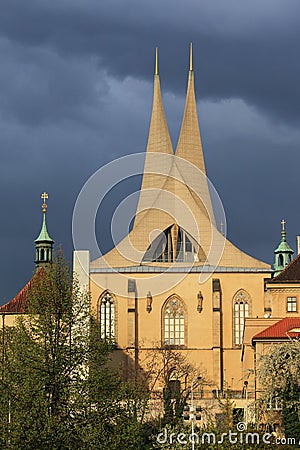 Emmaus monastery Stock Photo