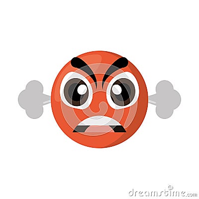 emoji furious expression image Cartoon Illustration