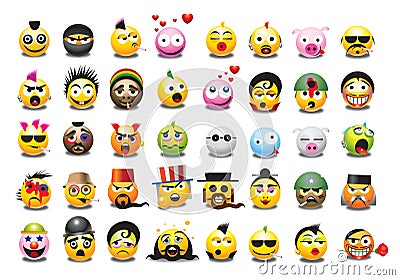 emoticons Stock Photo