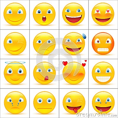 emoticons Vector Illustration