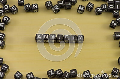 The emotion of anxiety Stock Photo