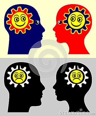 Emotional Contagion Stock Photo