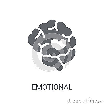 Emotional intelligence icon. Trendy Emotional intelligence logo Vector Illustration