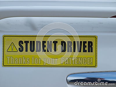 Emotions Run Deep for the Driver and the Instructor Editorial Stock Photo