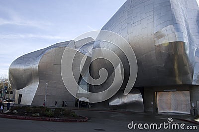 EMP museum Seattle Editorial Stock Photo