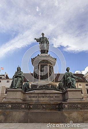 Emperor Franz I Monument Stock Photo