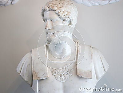Emperor Hadrian bust Editorial Stock Photo