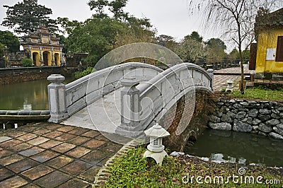 Emperors town Hue. Vietnam. Stock Photo