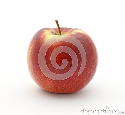 Empire apple on white background Stock Photo