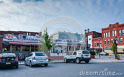 Empire Diner - Herkimer, New York Editorial Stock Photo