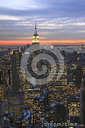 Empire State Building Stock Photo