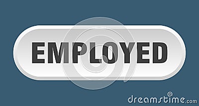 employed button Vector Illustration