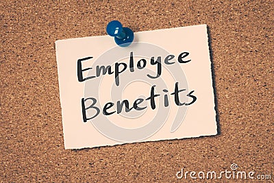 Employee Benefits Stock Photo