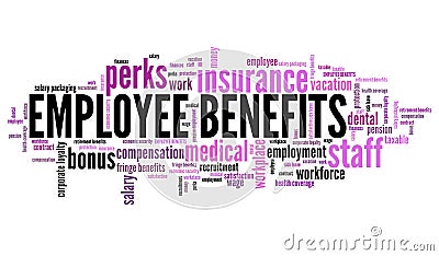 Employee benefits Stock Photo