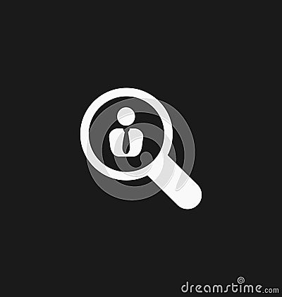 Employee icon. Recruitment sign. Headhunting Vector Illustration