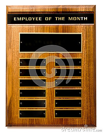 Employee of the Month Award Stock Photo