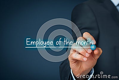 Employee of the month Stock Photo