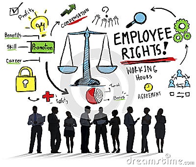 Employee Rights Employment Equality Job Business Concept Stock Photo