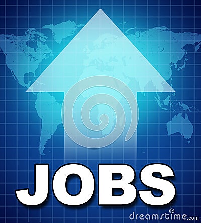 Employment and new jobs Stock Photo