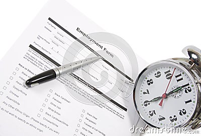 Employment Test Stock Photo