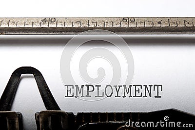Employment Stock Photo