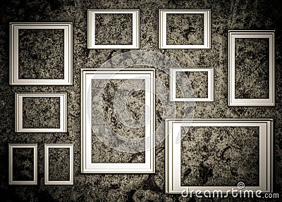 Emply picture frame Stock Photo