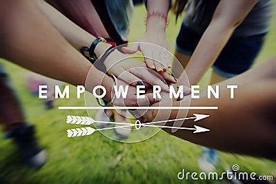 Empowerment Enable Improvement Progress Concept Stock Photo