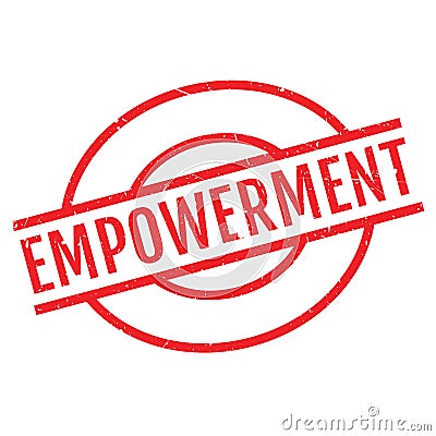 Empowerment rubber stamp Stock Photo