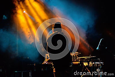 Empress Of band in concert at Primavera Club 2015 Festival Editorial Stock Photo