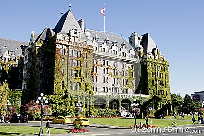 Empress Hotel Victoria BC Editorial Stock Photo