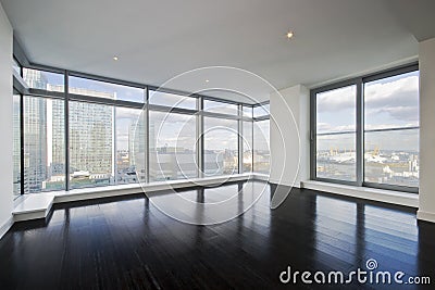 Empty apartment Stock Photo