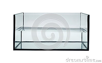 Empty aquarium Stock Photo