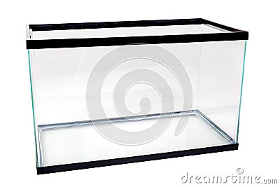 Empty Aquarium Tank Stock Photo