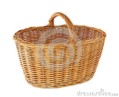 Empty basket Stock Photo