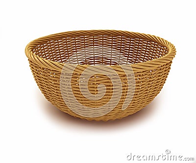 Empty basket Stock Photo