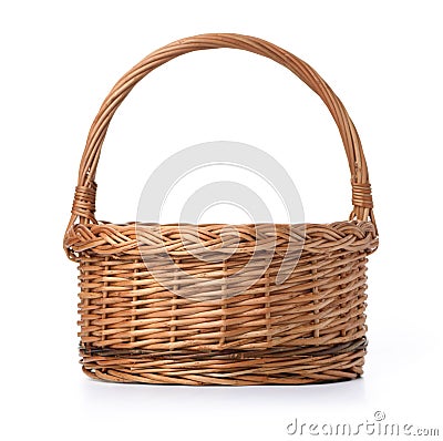 Empty Basket Stock Photo