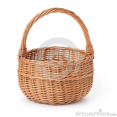 Empty Basket Stock Photo