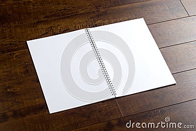 Empty booklet Stock Photo