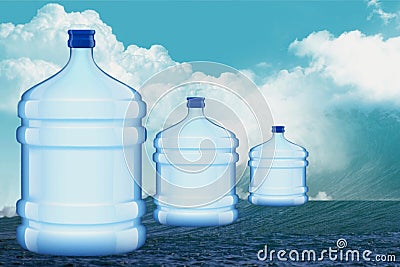 Water, the natural source of life. Stock Photo