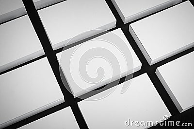 Empty business cards Stock Photo